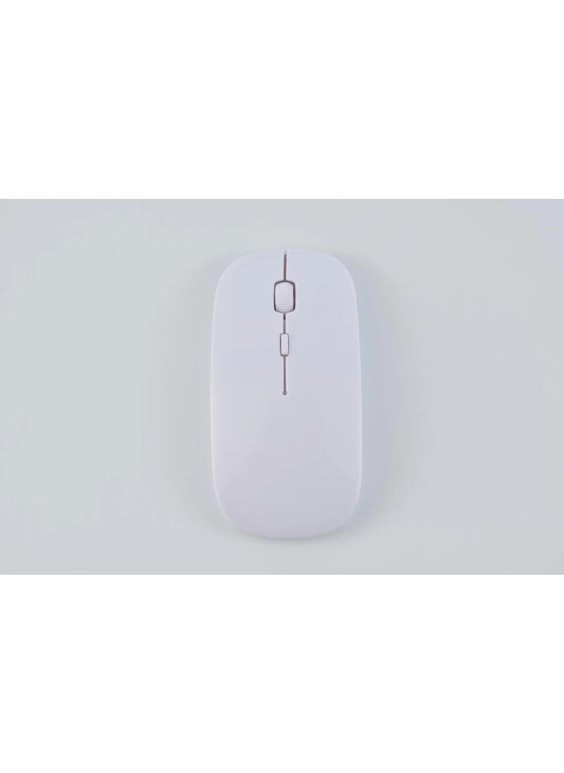 Generic - 2.4g Ultra-thin Wireless Optical Mouse Office Home Use Laptop Wireless Mouse Usb Interface Desktop Computer Compatible 2.4ghz JM-1132 White - Image 1