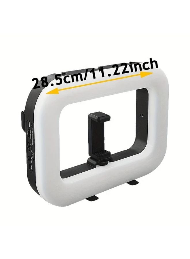 3600Mah Camera Smartphone Stabilizer Kit With 3 Color Light For Live Streaming - Image 3