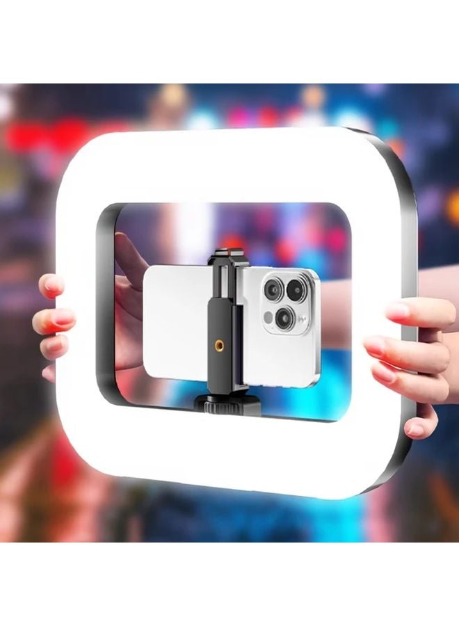 3600Mah Camera Smartphone Stabilizer Kit With 3 Color Light For Live Streaming - Image 4