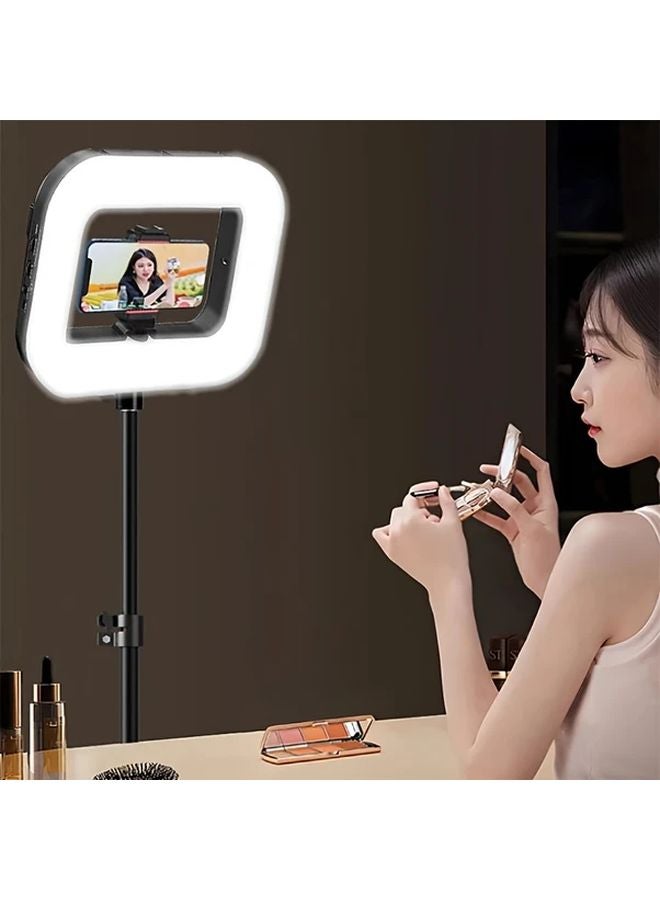 3600Mah Camera Smartphone Stabilizer Kit With 3 Color Light For Live Streaming - Image 5