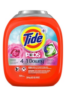 Tide with 4 in 1 Downy HE Laundry Detergent Pods, 104-count, 2.84 kg