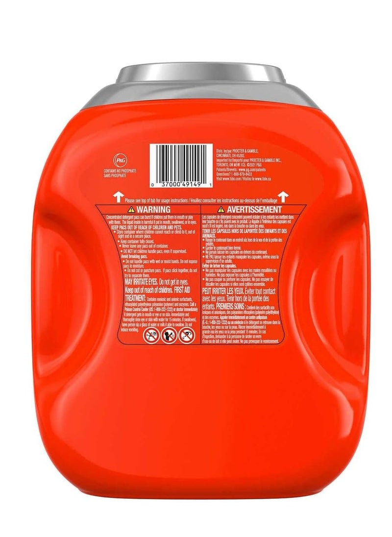 Tide - Tide with 4 in 1 Downy HE Laundry Detergent Pods, 104-count, 2.84 kg - Image 1