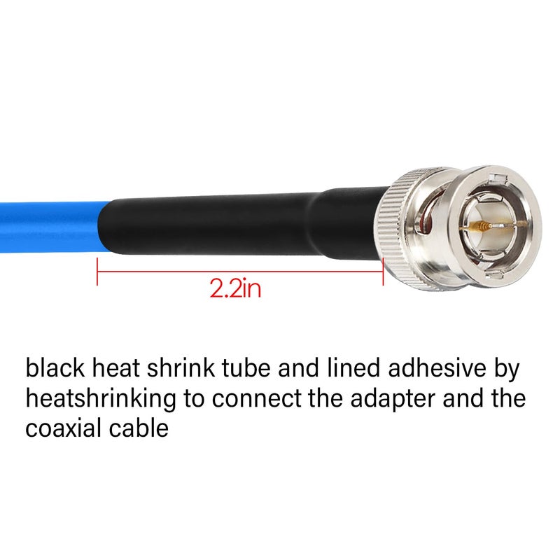 XRDS -RF 50FT SDI Cable, 3G/6G-SDI Cable BNC Digital Video Cables 75 Ohm RG59 BNC Male Cables for 3G/6G HD SDI Monitor Video Recorder Converter Splitter Security Camera - Image 3