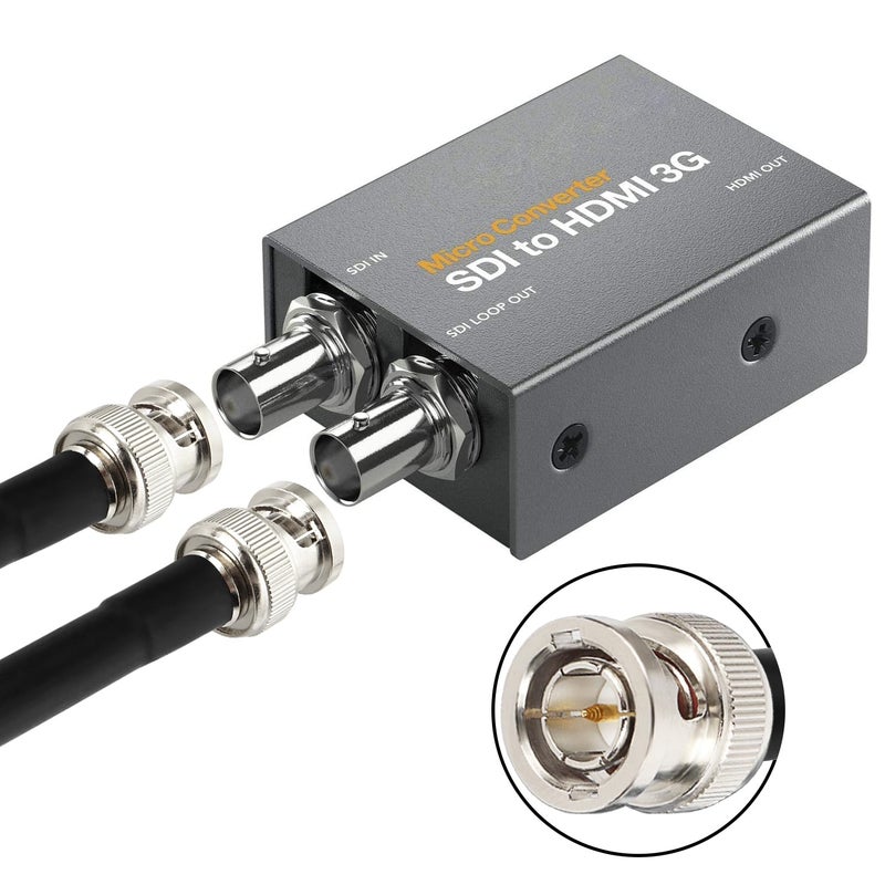 XRDS -RF 50FT SDI Cable, 3G/6G-SDI Cable BNC Digital Video Cables 75 Ohm RG59 BNC Male Cables for 3G/6G HD SDI Monitor Video Recorder Converter Splitter Security Camera - Image 5