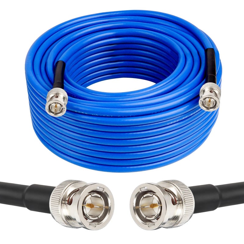 XRDS -RF 50FT SDI Cable, 3G/6G-SDI Cable BNC Digital Video Cables 75 Ohm RG59 BNC Male Cables for 3G/6G HD SDI Monitor Video Recorder Converter Splitter Security Camera - Image 1