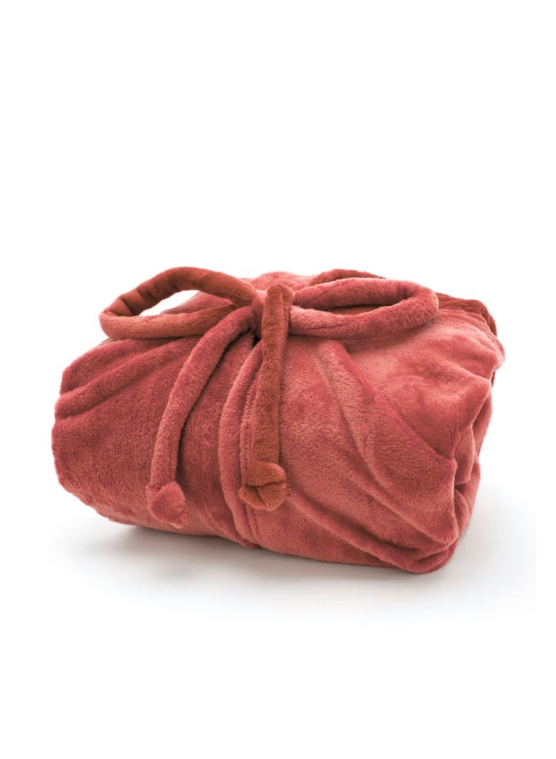 Blanket Cape/Hoodie (Fleece) red 160x180cm - Image 1