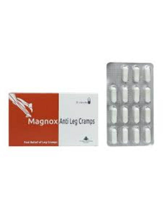Magnox Anti-Leg Cramps Hard Gelatin Capsules, 30 Capsules - Image 2