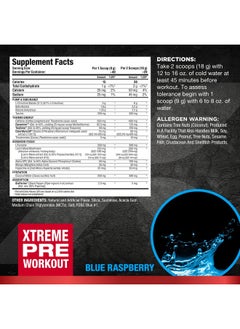 AllMax Nutrition ALLMAX Nutrition - Impact Igniter Extreme Pre Workout Powder - with Citrulline Malate, Beta - Alanine, Caffeine, Taurine, and, Betaine anhydrous (Blue Raspberry)  - Image 2