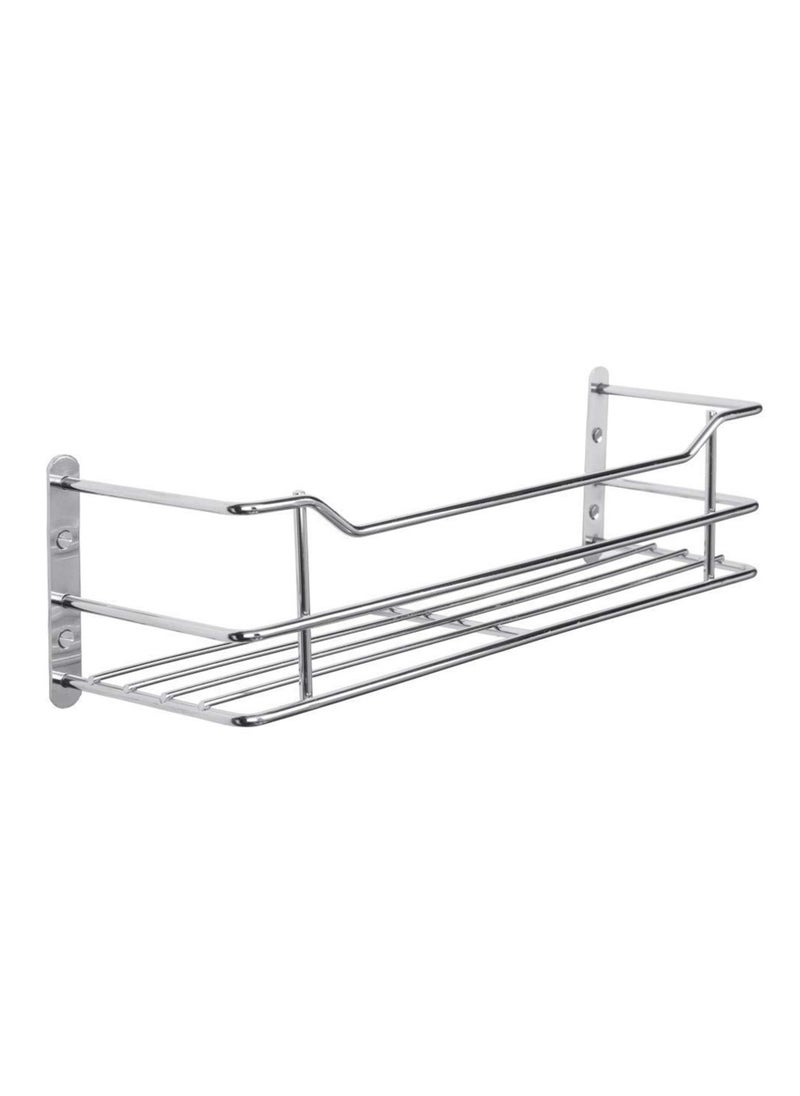 sulfar Anti Rust Stainless Steel Multipurpose Wire Shelf 14 Inch Bathroom Rack Perfume Rack Shampoo Rack Store Rack for Bathroom and Kitchen (14x4x4 inch) Silver  - Image 1