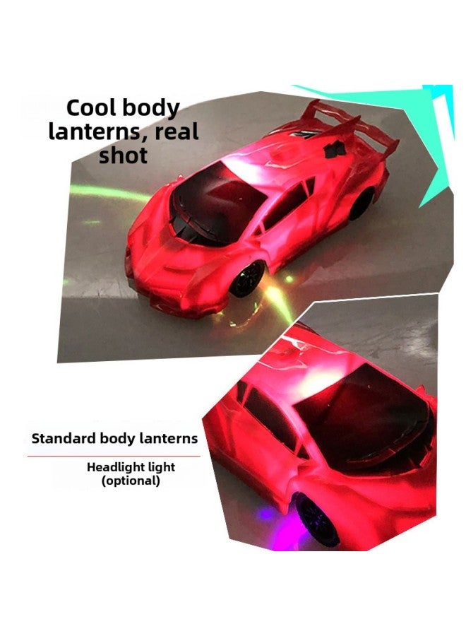 Four-way Children's Remote Control Car Wireless Remote Control Car Electric Toy Car Boy Simulation Racing Car 1:20 With Lights-Color:Four-way-red Rambo (with Front LED Lights) - Image 4