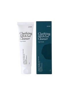 Petitfee Clarifying AHA Gel Cleanser 3.38 fl. oz. (100ml) - Vegan Facial Cleansing Foam with Triple-AHA, BHA, LHA, Mild Exfoliating Cleanser, Tea Tree Leaf, Centella Asiatica, Madecassoside, Calming, Soothing 
