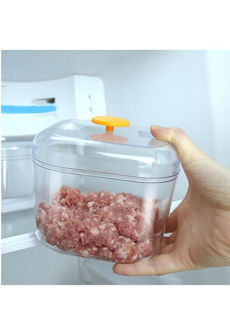بلان A ماكينة صنع كرات اللحم - اصنع 4 كرات لحم مثالية في وقت واحد بضغطة واحدة! غطاء شفاف مقاوم للغبار، سطح غير لاصق، سهل التنظيف، مثالي للمطابخ والمطاعم، 13.5 × 11 سم - Image 2