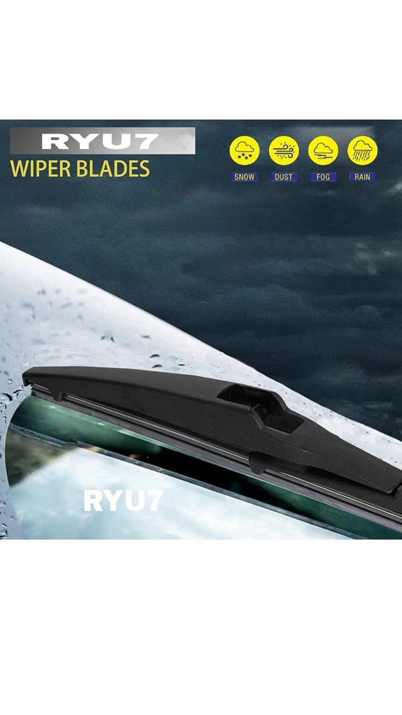 Ryu7 Rear Wiper Only Blade Exact Fit Design Compatible With I20 (Pack Of 1). - Image 4