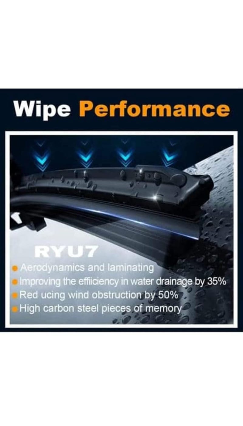 Ryu7 Rear Wiper Only Blade Exact Fit Design Compatible With I20 (Pack Of 1). - Image 5
