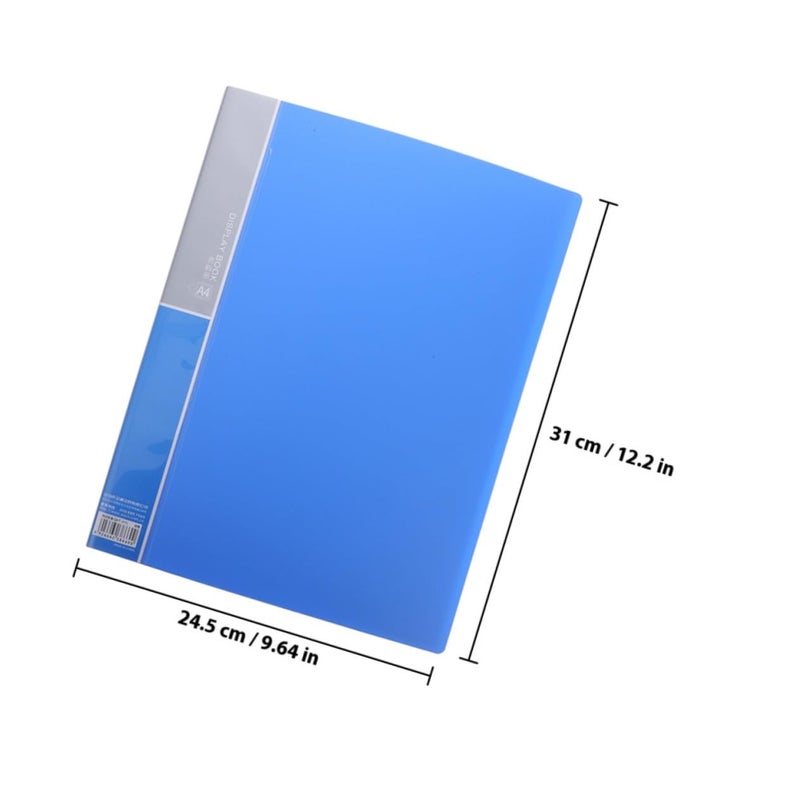 Plastic Document Folder with Pockets for Tax Bills Contracts Office Supplies - Image 3