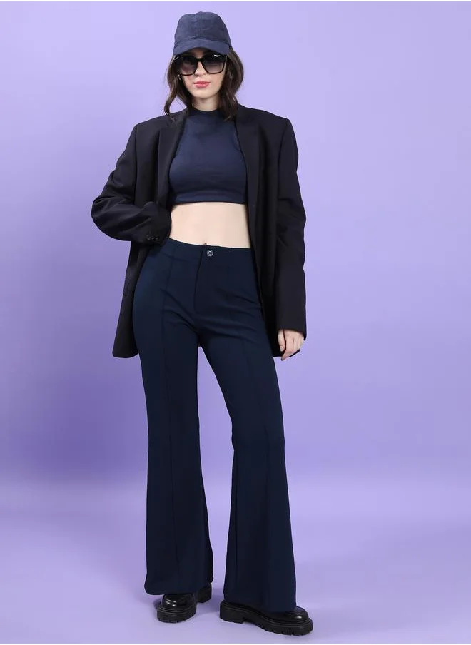 طوكيو توكيز High Rise Flared Bootcut Trouser by Styli