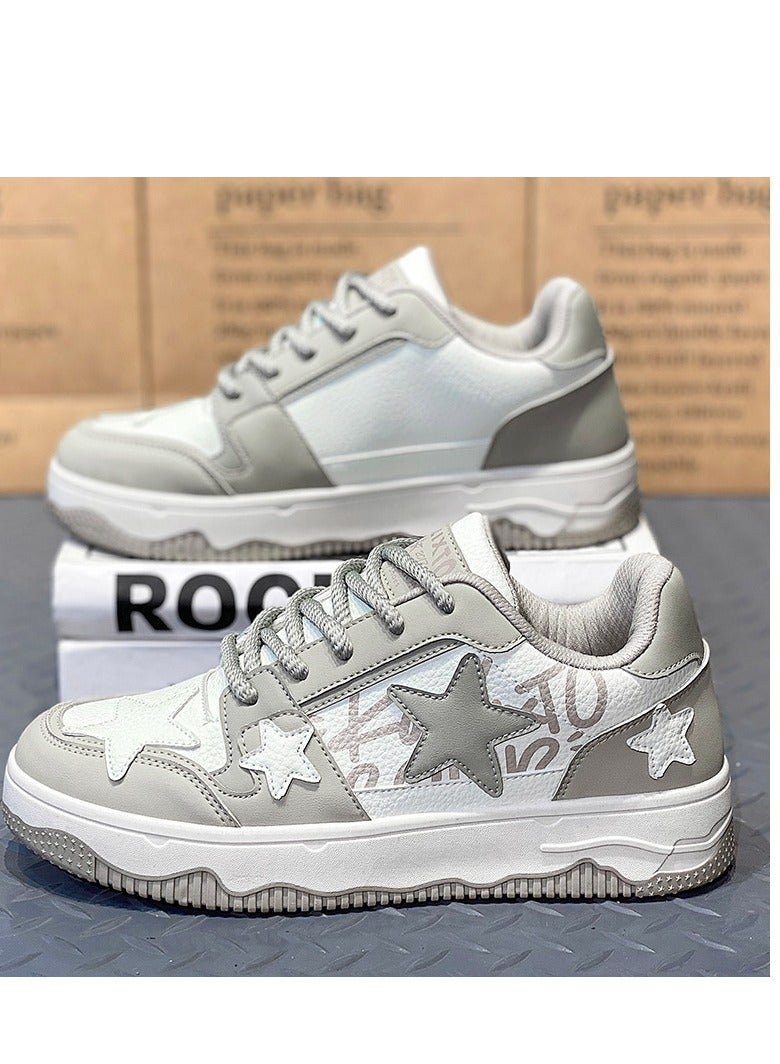 KUYING New Breathable Low Top Star Thick Sole Shoes with Thick Rope Laces and Sports Shoes  - Image 2