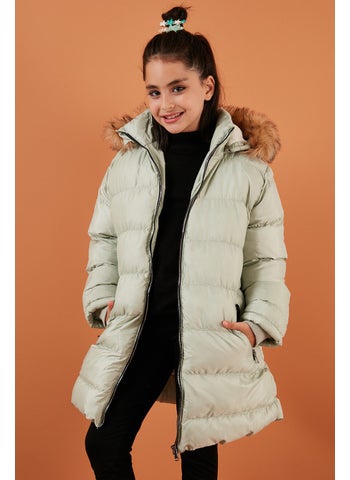 Plush Lined Removable Hooded Water Resistant Coat Girls' Coat 5761910 - pzsku/ZD4BA176E4AFFC5C7C11CZ/45/_/1725792169/3b21e9fa-8f23-48e0-bbce-82e5be0841ff