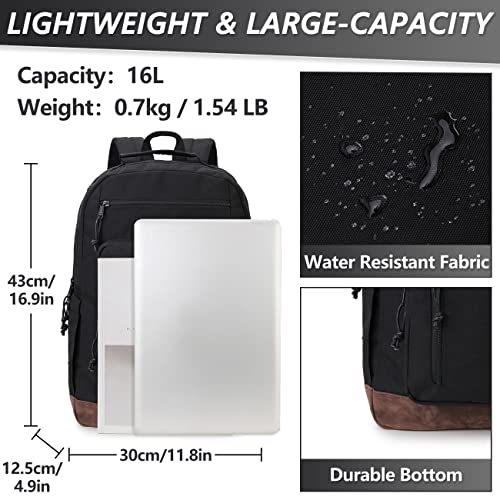 VX VONXURY Backpack for Men Women,Lightweight Bookbag with Mulitiple Pockets,Classical Water Resistant Travel Backpack - Image 2