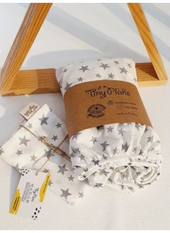 Tiny Plans Elastic Baby & Kids Bedsheet 100% Cotton  - Image 4