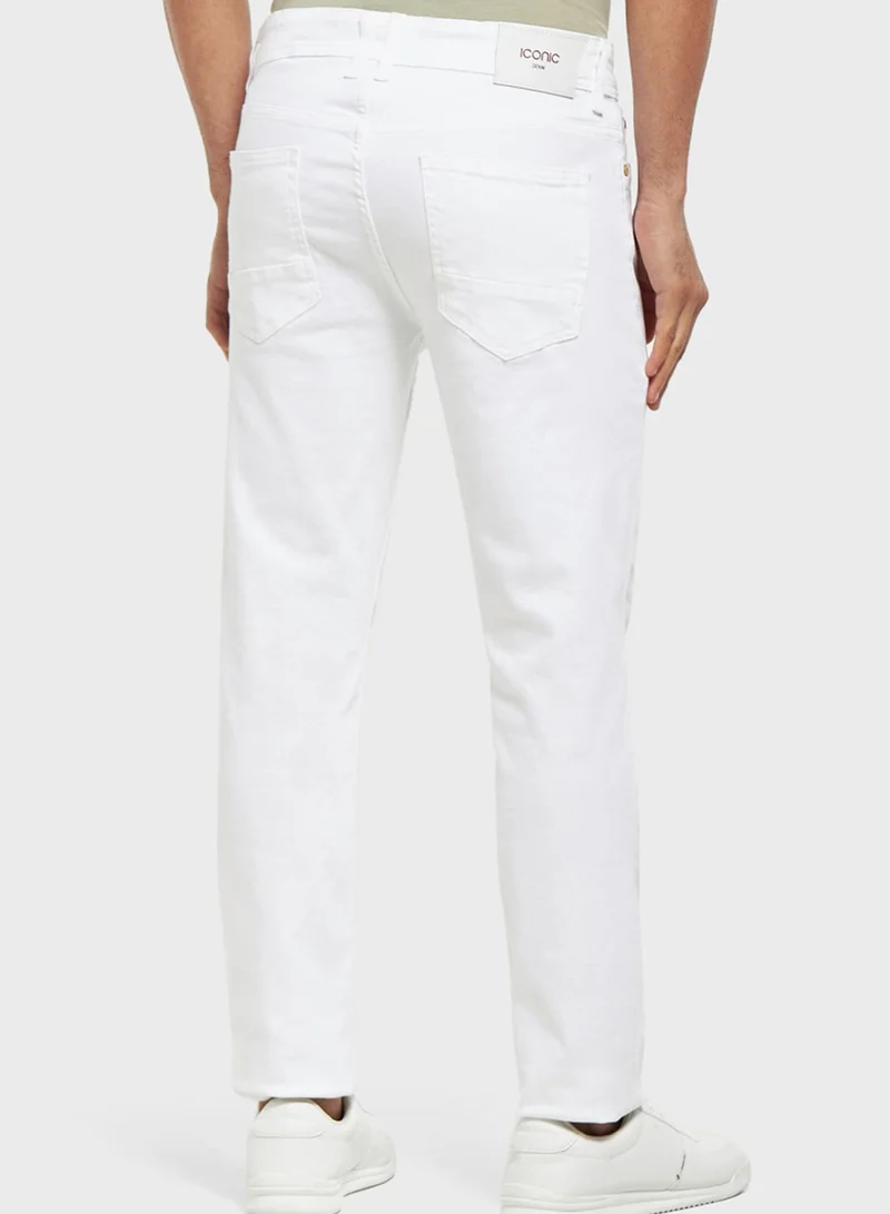 Iconic Light Wash Slim Fit Jeans