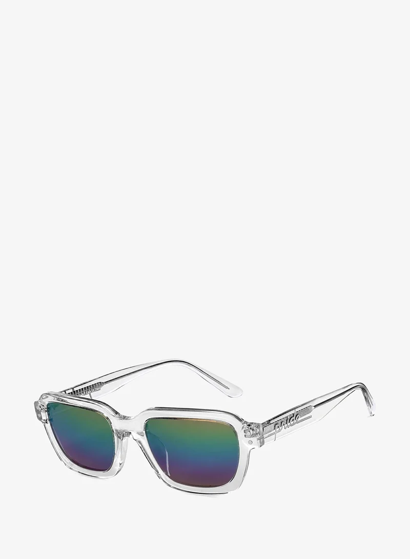 فينسينت تشيس Vincent Chase By Lenskart | Dual Tone Full Rim Square | Branded Latest and Stylish Sunglasses | Polarized and 100% UV Protected | For Men & Women | Small | VC S14843