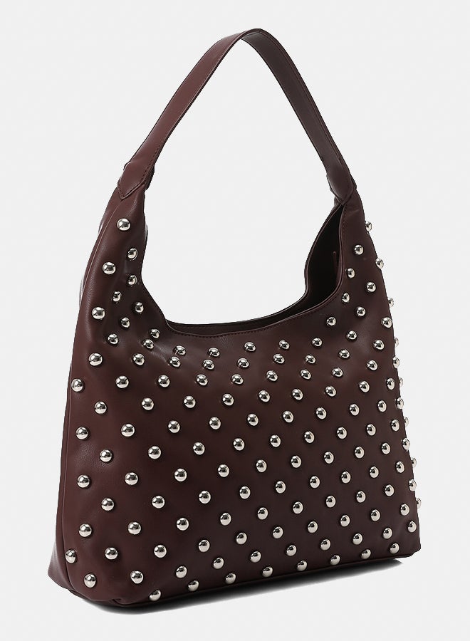 DejaVu LID-DVTX-019 Studded Shoulder Bag - Image 2