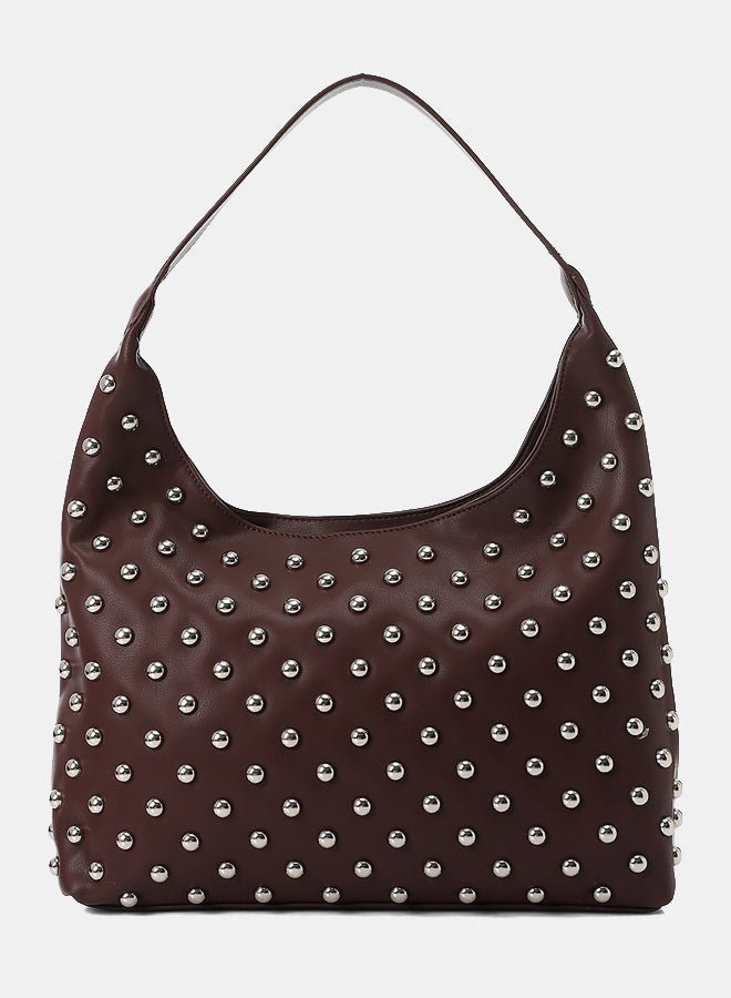 DejaVu LID-DVTX-019 Studded Shoulder Bag - Image 1