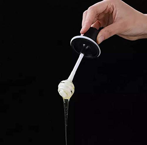 Meetzone Borosilicate Glass Food and Pickle Storage Spice Jar with Food Storage Jar with Brush (Honey Jar) - Image 5