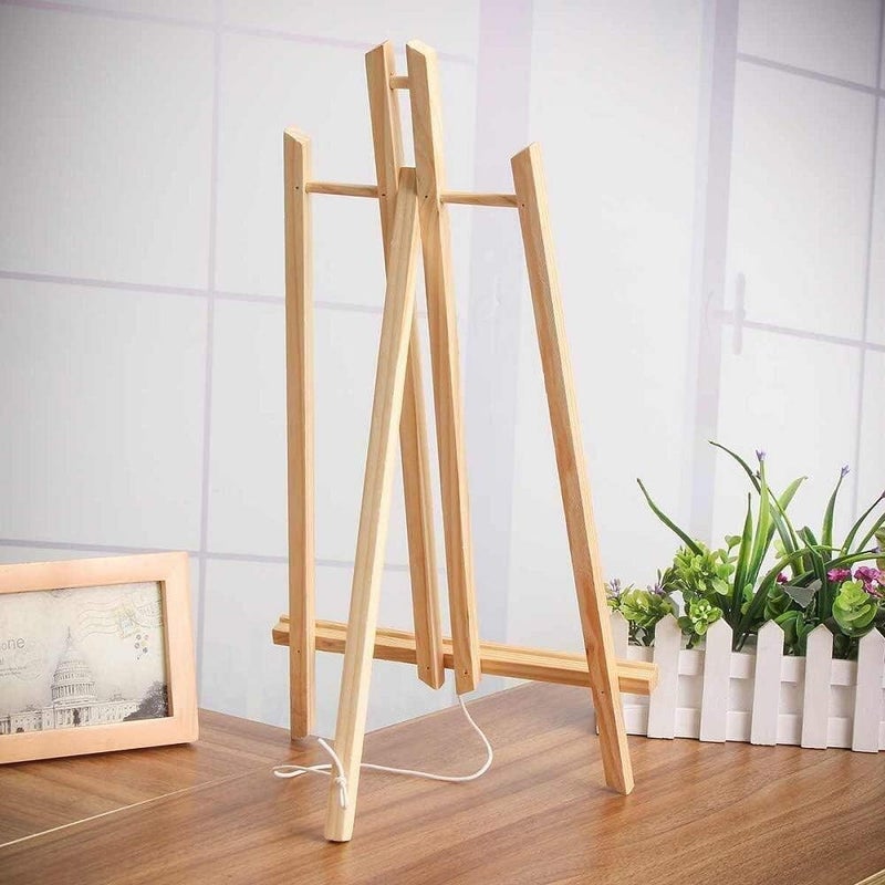 FWM Wooden Art Easel Drawing Board,Painting Display Stand (WOODEN, 30) - Image 2