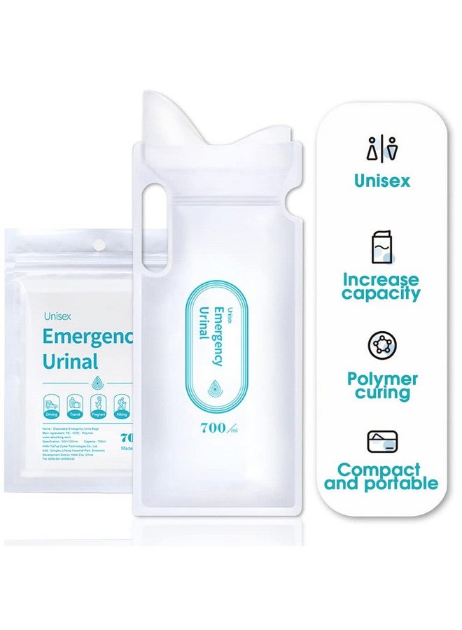 HANNEA® 4pcs Urine Bags for Men Women, 700ml Outdoor Emergency Car Urinal Pee Bag, Gel Vomit Bag for Travel Traffic Jam Children Patient Pregnant - Image 3