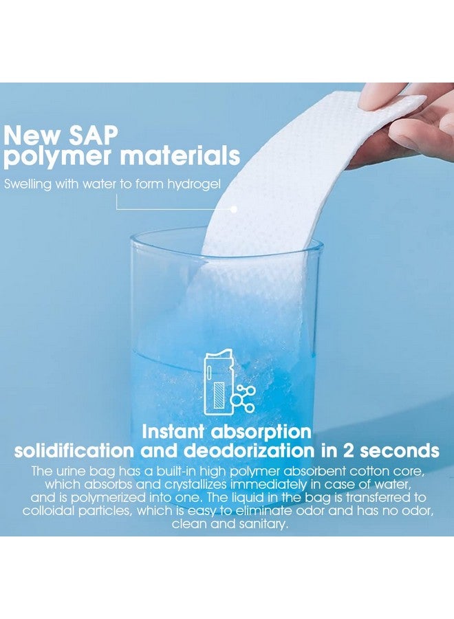 HANNEA® 4pcs Urine Bags for Men Women, 700ml Outdoor Emergency Car Urinal Pee Bag, Gel Vomit Bag for Travel Traffic Jam Children Patient Pregnant - Image 5