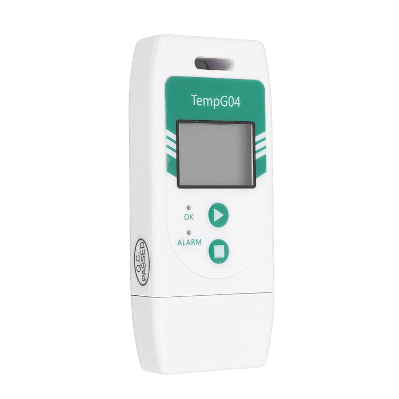 USB Temperature Data Logger Recorder with PDF CSV Reports 32000 Points High Accuracy for Food Vegetable Cold Chain Transportation Over Temp Alarm - Image 2