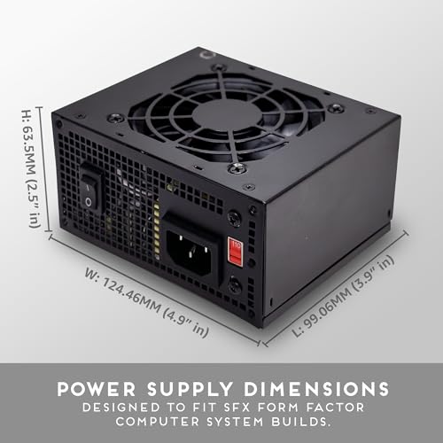 Apevia SFX-AP500W Mini ITX Solution/Micro ATX/SFX 500W Power Supply - Image 3