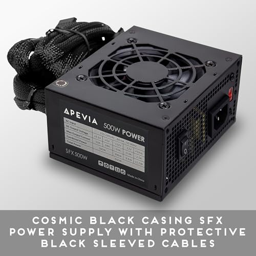 Apevia SFX-AP500W Mini ITX Solution/Micro ATX/SFX 500W Power Supply - Image 2