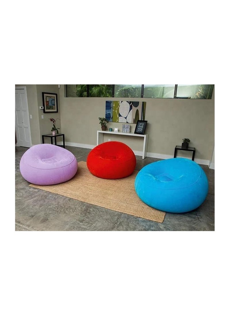 Generic - Bean Bag Chair Enjoy comfortable seating and supports that smoothly support your body Available in purple color TR - Image 1