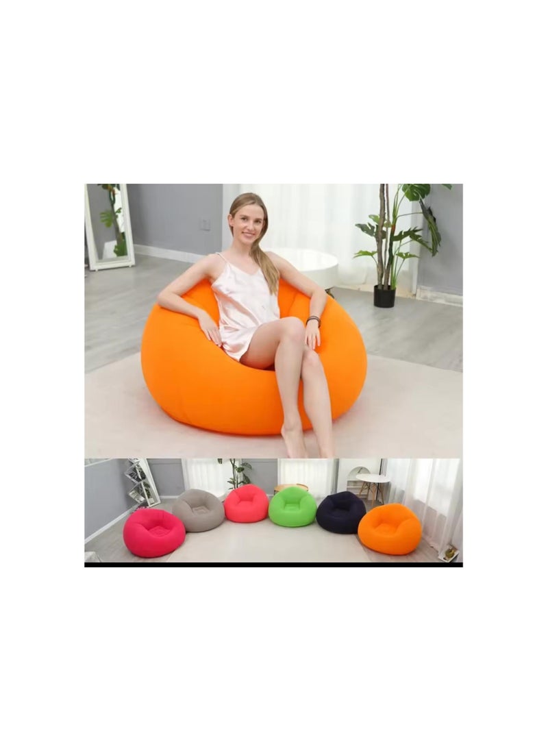 Generic - Bean Bag Chair Enjoy comfortable seating and supports that smoothly support your body Available in purple color TR - Image 1