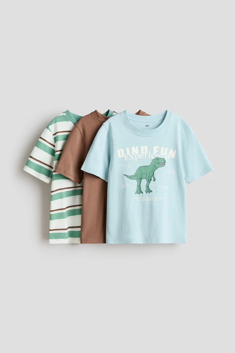 H&M 3-pack cotton T-shirts
