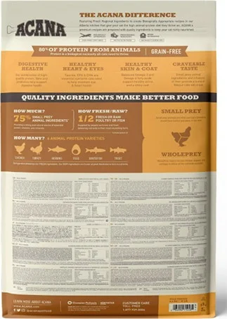 Elites Acana Wild Prairie Grain-Free Chicken and Fish Cat Food 4.5 kg