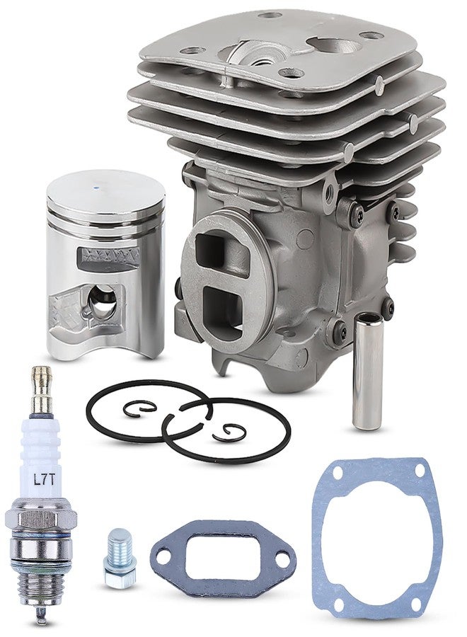 Hyceker 50mm Cylinder Piston Gasket Kit for Husqvarna 365 X-Torq 372XP X-Torq Chainsaw, Cylinder & Piston Kit Fit Jonsered CS2166 CS2172 Chainsaws Top End Kit for Husky 372XP 365 Saw - Image 1
