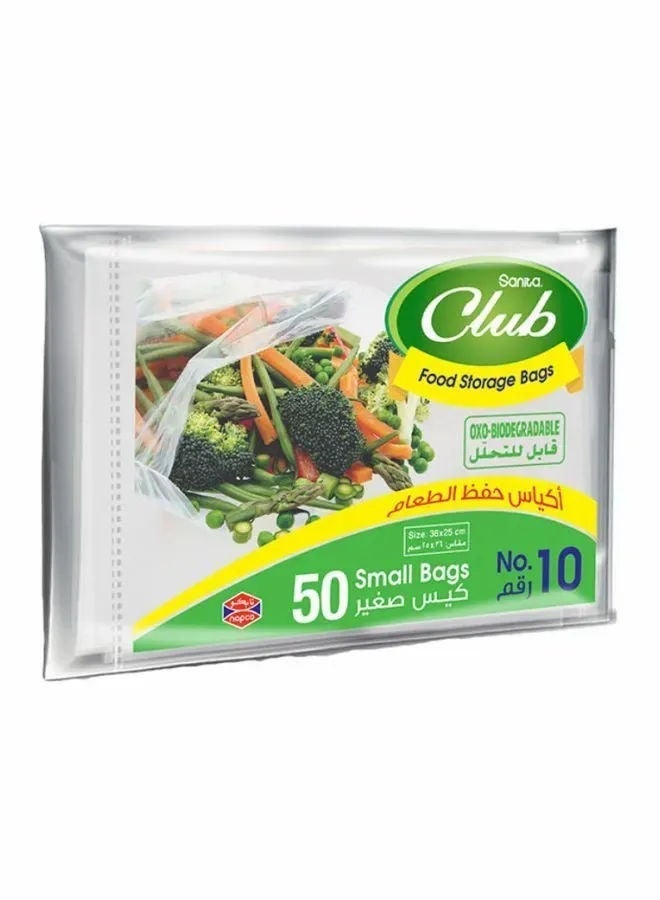 Sanita Club Food Storage Bag, S, 50 Pcs