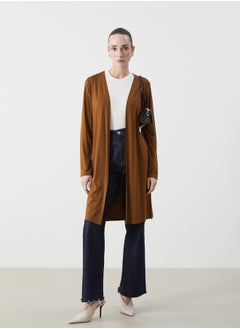 LC WAIKIKI Plain Women's Combed Cotton Cardigan  - Image 2