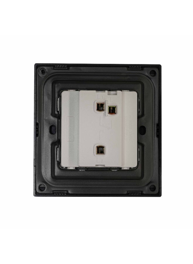 Donmarco 1 Gang 2 Way Switch – 10A 250V - Ultra Thin Premium Plastic Material, Modern & Durable, Fire-Resistant Electric Switch, 15-Year Warranty, Wall Switch for Home and Office (Matt Grey) - Image 4