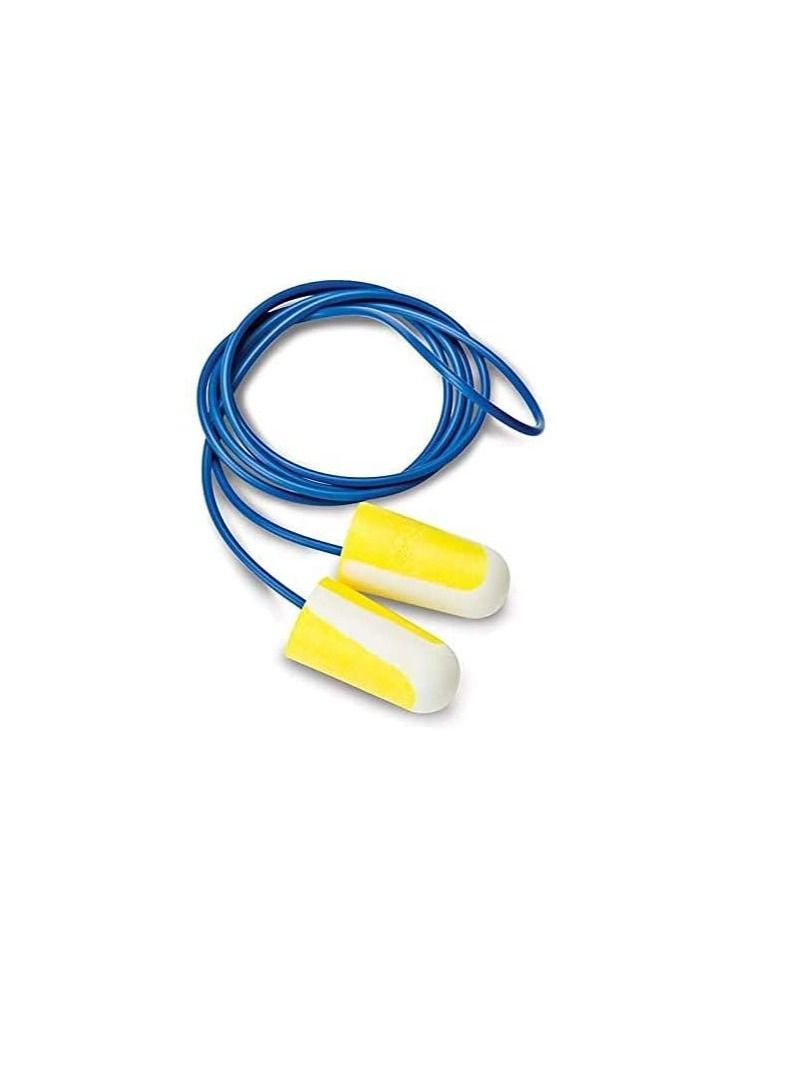 Honeywell 304L Disposable Foam Corded Earplugs (100 Pairs)  - Image 1