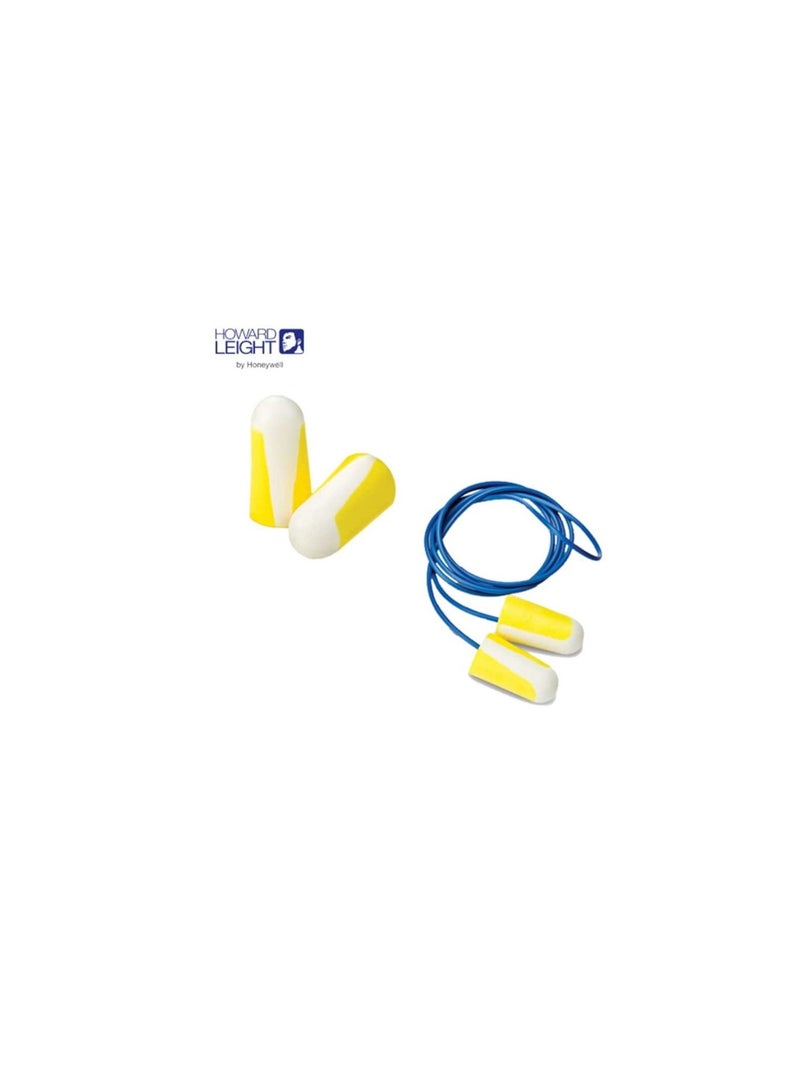 Honeywell 304L Disposable Foam Corded Earplugs (100 Pairs)  - Image 2