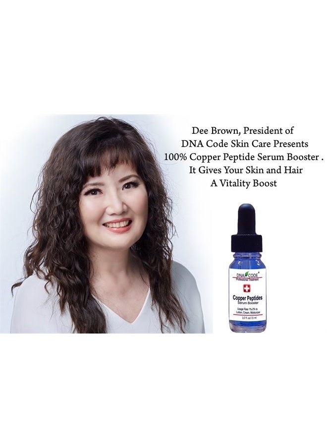DNA CODE Skin Care - Magic Serum Booster-DIY 100% Copper Peptide Solution Gives Your Skin Hair Nails A Vitality Boost Copper GHK-cu Tripeptide-1 - Image 1