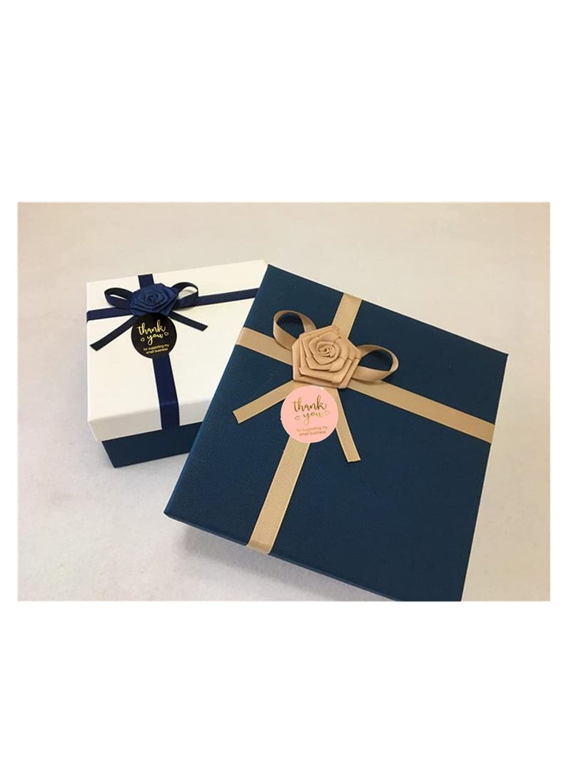 SOLARAE 500 PCS Stickers Roll Set Thank You for Business Letter, Gift Packaging, Customer Mailer & Retail Bag Decorative Sealing Stickers Adhesive Sticker Labels Wrapping Supplies - Image 3