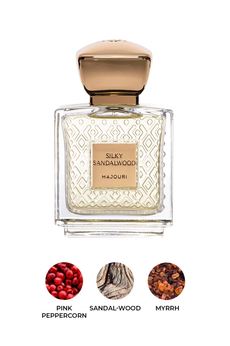 MAJOURI عطر سيلكي صندل وود للجنسين 75 مل - Image 1