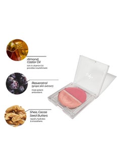 Ruby's Organics Pack Of 1 Blush For Cheeks Natural Cream, Peach And Aura, 9 G  - Image 3