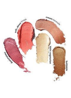 Ruby's Organics Pack Of 1 Blush For Cheeks Natural Cream, Peach And Aura, 9 G  - Image 4